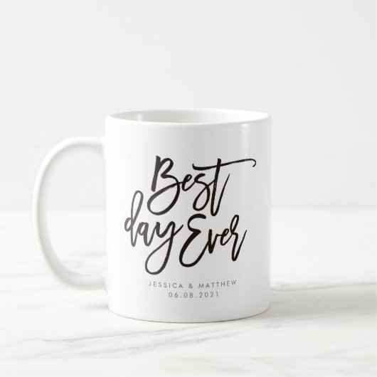 最高の書の日パーソナライズされた コーヒーマグカップ (左)