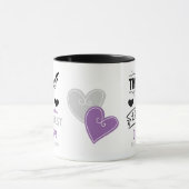 最高の最高のパパGRANDPA新生児 マグカップ (中央)