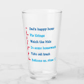 最高の最高の・お父様の日の贈り物 タンブラーグラス (裏面)