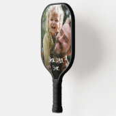 最高の最高のEver Father Love Father Photo文字 ピックルボールラケット (左)