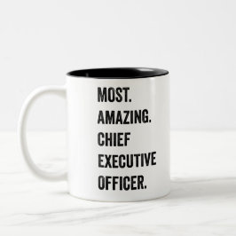 最高の最高経営責任者 ツートーンマグカップ