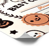 最高の服装証明書 – かわいい幽霊テーマポスター ポスター (角)