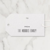 最高の未来が待っている シンプルボーダー ギフトタグ (裏面 (横))