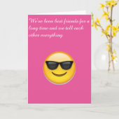 最高の札 カード (黄色い花)