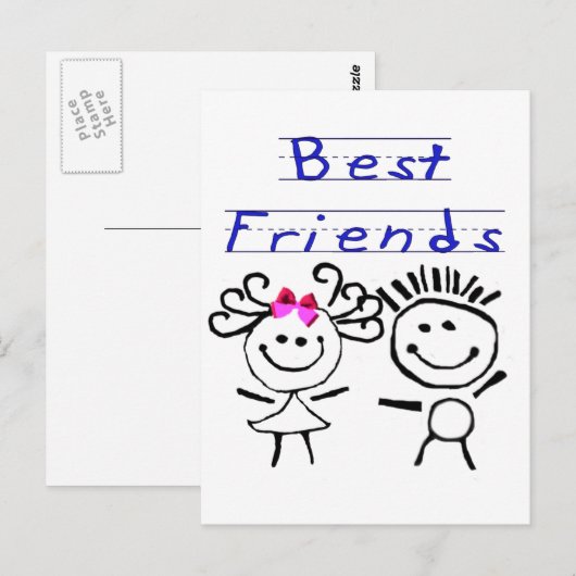 最高の棒 ポストカード (正面/裏面)