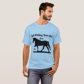 最高の歩くホースパパエバー Tシャツ (正面フル)