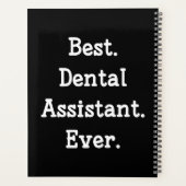 最高の歯科助手。今まで。 プランナー手帳 (裏面)