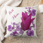 最高の母かわいらしフローラ クッション (ブランケット)