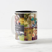 最高の母さんが写真を撮る ツートーンマグカップ (正面左)