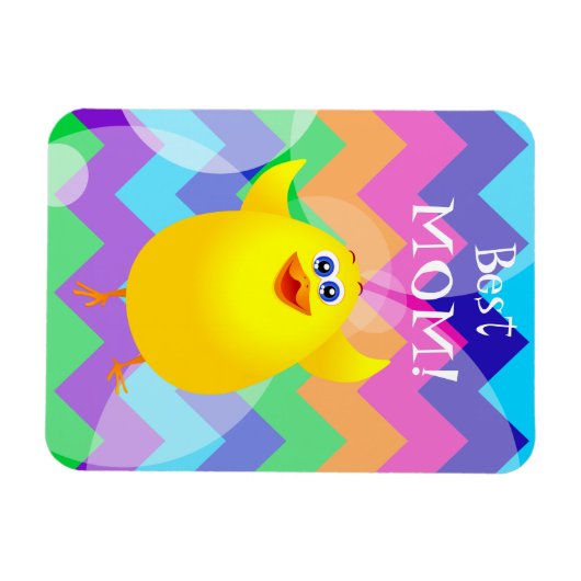 最高の母さん! マグネット (横)