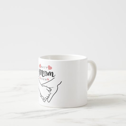 最高の母さん、母さんの日、母さんへの贈り物 エスプレッソカップ (正面右)