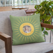 最高の母のカスタム日の緑 クッション