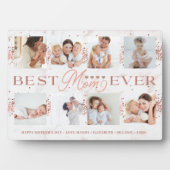 最高の母のグリッター8 Photo Collage Mother's Day フォトプラーク (正面)
