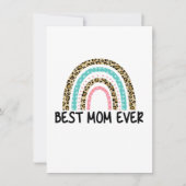 最高の母のグリーティングカード カード (正面)