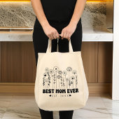 最高の母のトートバッグのカスタムフローラバッグ ラージトートバッグ