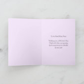 最高の母のハートとバラ母の日カード カード (内部)