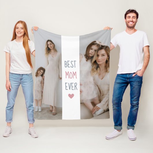 最高の母のパーソナライズされたフリースブランケット フリースブランケット (インサイチュ)
