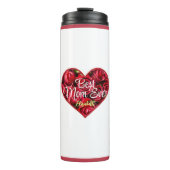 最高の母のフローラモダン母の日 タンブラー (正面)