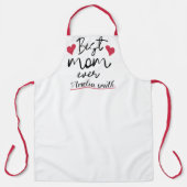 最高の母のプレゼント エプロン (正面)