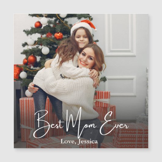 最高の母の写パーソナライズされた真 (正面)