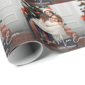 最高の母の写パーソナライズされた真 ラッピングペーパー (ロールコーナー)