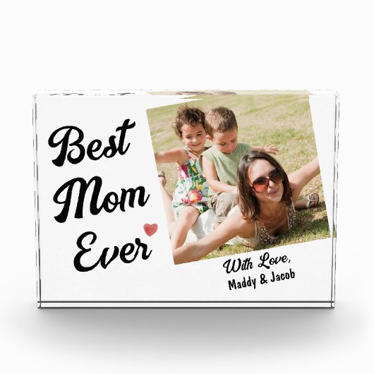 最高の母の写モダン真 フォトブロック (正面)