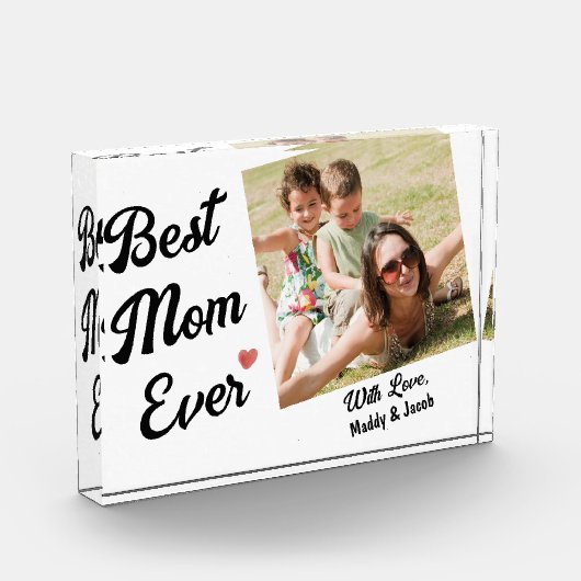 最高の母の写モダン真 フォトブロック (左)