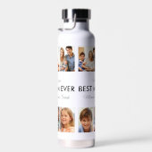 最高の母の写真コラージュ母の日 ウォーターボトル (右面)