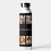 最高の母の写真コラージュ母の日 ウォーターボトル (左面)