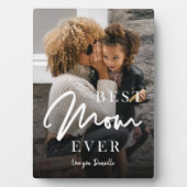 最高の母の写真パーソナライズされた母の日プラク フォトプラーク (正面)