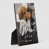 最高の母の写真パーソナライズされた母の日プラク フォトプラーク (側面)