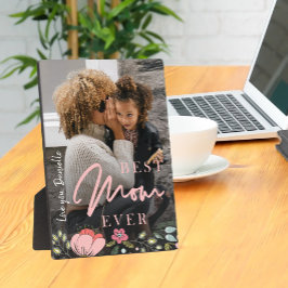 最高の母の写真パーソナライズされた母の日 フォトプラーク