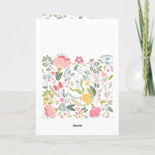 最高の母の写真パーソナライズされた母の日Holiid シーズンカード (裏面)