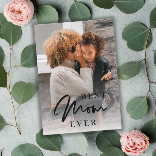 最高の母の写真パーソナライズされた母の日Holiid シーズンカード