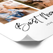 最高の母の写真 ポスター (角)