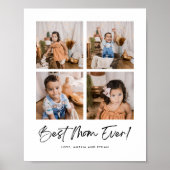 最高の母の写真 ポスター (正面)