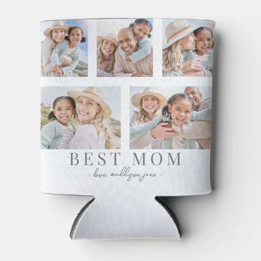 最高の母の写真 缶クーラー (正面)