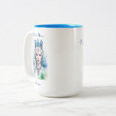 最高の母の女王 ツートーンマグカップ (正面左)