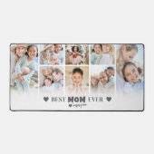 最高の母の家族の写真 デスクマット (正面)