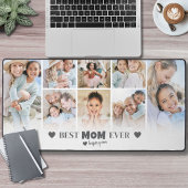 最高の母の家族の写真 デスクマット