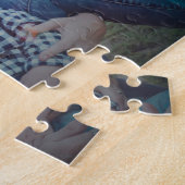 最高の母の引用文母の日の写真ギフト ジグソーパズル (側面)