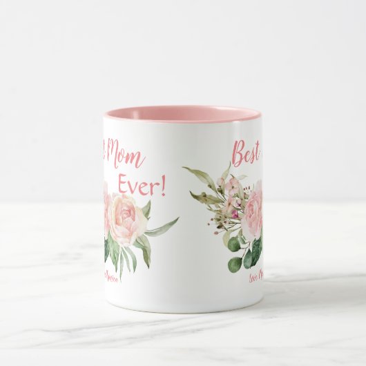 最高の母の日が可愛いカスタム マグカップ (中央)