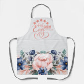 最高の母の日が素朴ボホフローラ母の日 エプロン (正面)