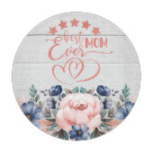 最高の母の日が素朴ボホフローラ母の日 カッティングボード (正面)