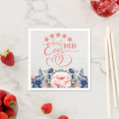 最高の母の日が素朴ボホフローラ母の日 スタンダードカクテルナプキン (インサイチュ)