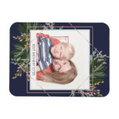 最高の母の日のフローラ写真パーソナライズされた マグネット (横)