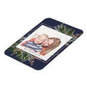 最高の母の日のフローラ写真パーソナライズされた マグネット (左側)