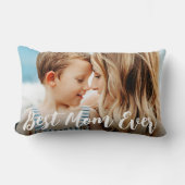 最高の母の日の写真カスタム写真 ランバークッション (正面)
