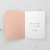 最高の母の日の母の日のヴィンテージレトロなスクリプト カード (内部)