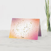 最高の母の日エレガントカラフルモダン前の母 カード (裏面)